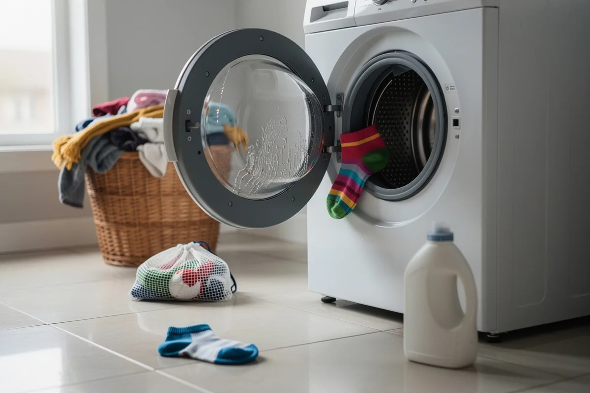 Mijn wasmachine slokte mijn sokken op: nu weet ik waar ze blijven