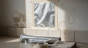 Papier aluminium op de muur om vocht op te sporen in 24–48 uur: zo doe je dat