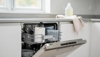 Waarom een rol wc-papier in de vaatwasser leggen helpt tegen vochtige vaat