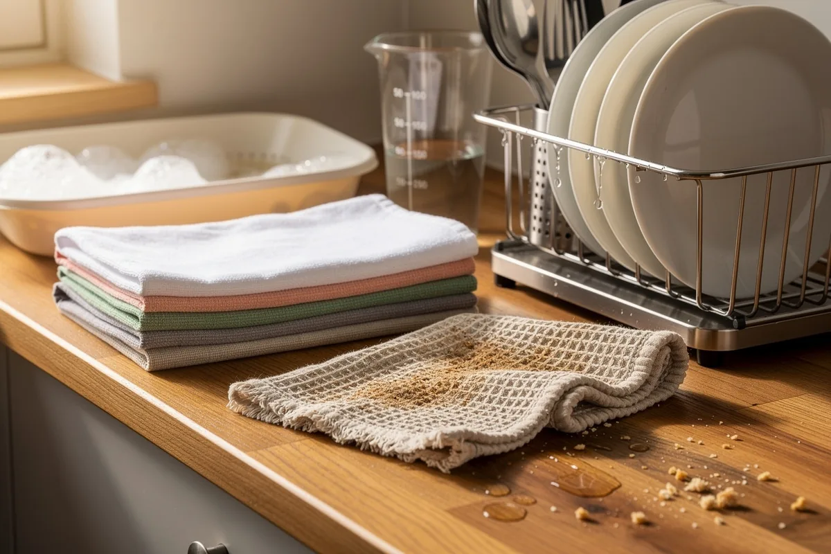 Waarom oude theedoeken beter drogen dan nieuwe, volgens de wetenschap