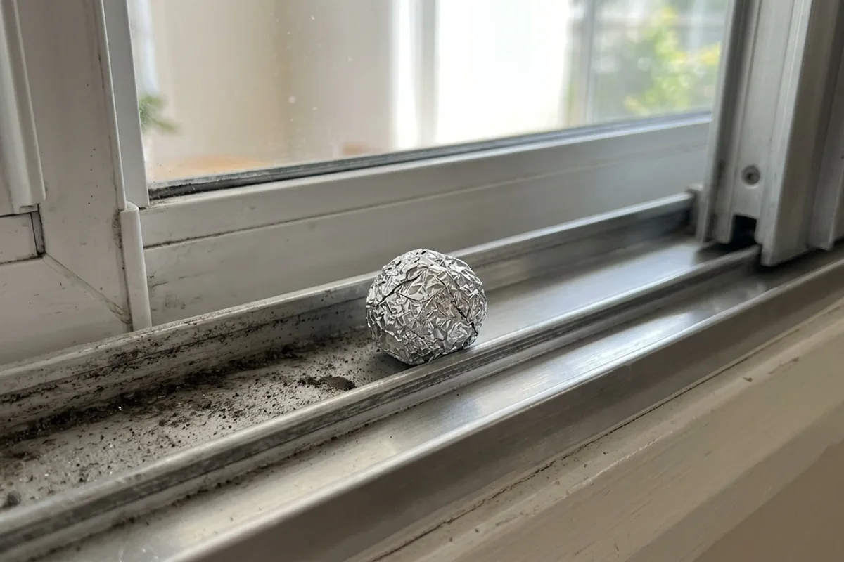 Waarom steeds meer mensen aluminiumfolie gebruiken om raamrails schoon te maken